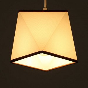 Светильник подвесной BayerLux 2447/1 E27 40 Вт, белый, 12x12x12-112 см