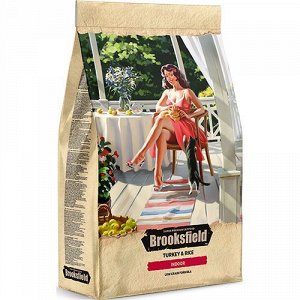 Brooksfield для кошек Indoor для домашних Индейка Рис 400гр