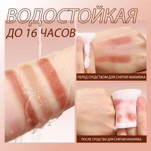 Палетка теней для век O.TWO.O 9 цветов №03 Розово-коричневый