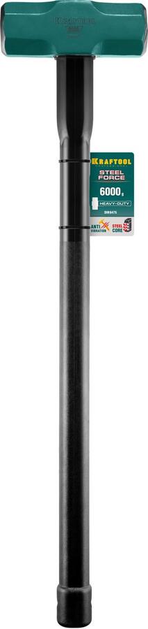 Кувалда KRAFTOOL STEEL FORCE  6 кг кувалда со стальной удлинённой обрезиненной рукояткой