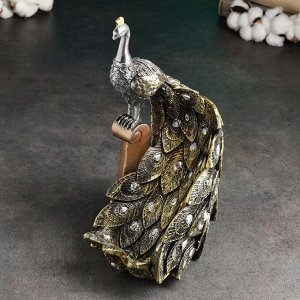Подставка под бутылку "Павлин с хвостом "