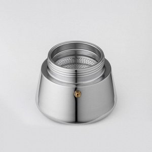 Кофеварка гейзерная Magistro Classic, на 9 чашек, 450 мл, индукция, нержавеющая сталь