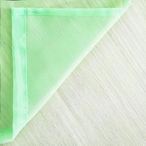 Ткань вуаль однотонная 89 светло- зеленый                 (ш.300см)