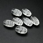 Бусина Дзи &quot;Зеленая Тара&quot; из горного хрусталя бочонок 10*20мм, 1 бусина