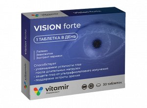 Vision Forte комплекс для глаз с лютеином, зеаксантином и экстрактом черники таб. №30