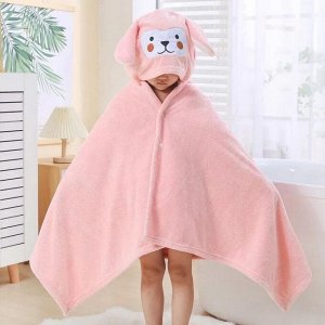 Банное полотенце с капюшоном, 64*132 см