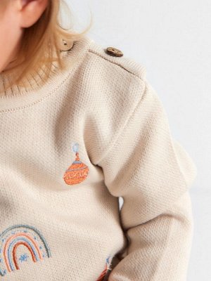 Костюм вязаный Крошка Я «Новогодние игрушки»