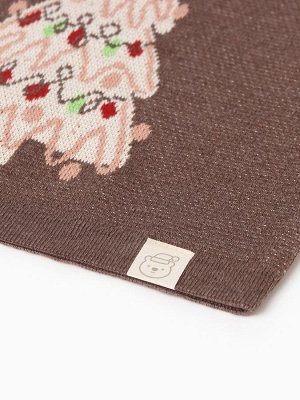 Джемпер вязаный Крошка Я "Новогодние игрушки"