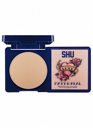 Матирующая компактная пудра с бархатными частицами "Matt-E-Real" paraben-free SHU 8гр., шт