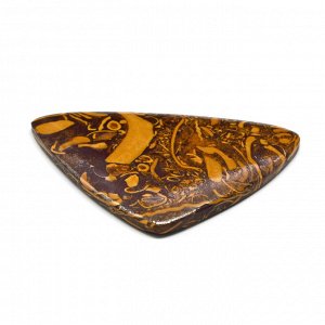 Кабошоны из яшмы змеиной (мариам) форма грация, 50*33*4мм