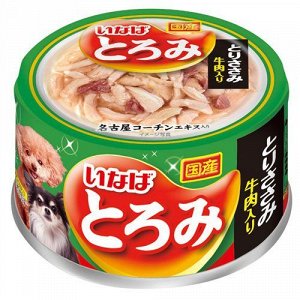 INABA Toromi конс 80гр для собак Куриное филе в бульоне
