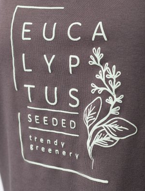 Футболка из премиального хлопка с авторским принтом темно-серый_eucalyptus