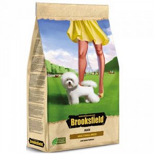 Brooksfield для собак Adult Small Breed для мелких пород  Утка Рис 700г