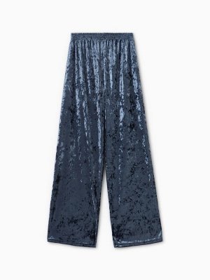 Брюки домашние женские KAFTAN "Бархат", серый