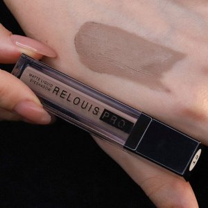 Тени для век RELOUIS PRO Matte Liquid Eyeshadow жидкие матовые 4,5г тон 12 Tаupe тауп