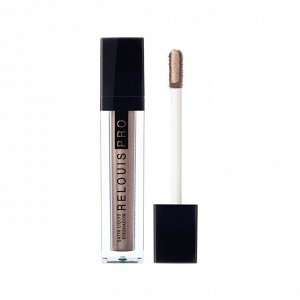 Тени для век RELOUIS PRO Satin Liquid Eyeshadow жидкие сатиновые 4,5г тон 23 Cocoa Milk какао беж
