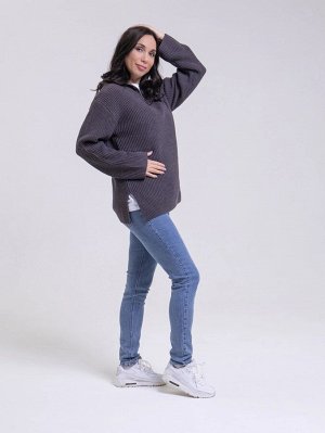 Брюки джинс SKINNY для беременных (синий)