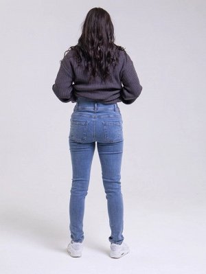 Брюки джинс SKINNY для беременных (синий)