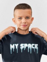 Футболка детская для мальчиков Galaxy холодный синий