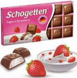 Шоколад Schogetten Yogurt-strawberry/ Шогеттен  &quot;Йогурт-клубника&quot; 100  г