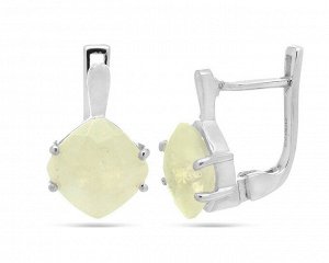 Серьги из серебра лунный камень, Кларис