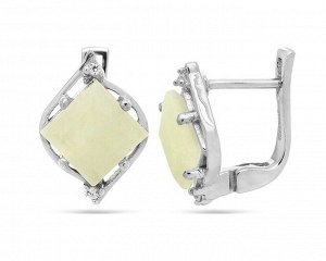 Серьги из серебра лунный камень, Гликерия