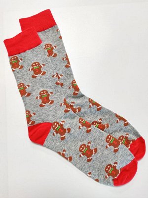 Носки НГ р.40-45 "New year" Пряник