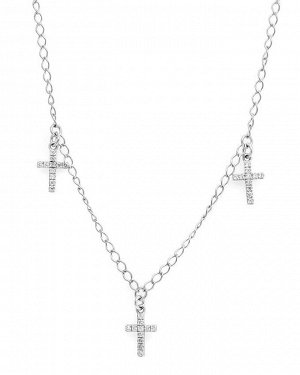 Колье из серебра куб.циркон., Кл2500р200