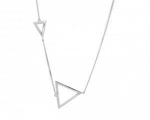 Колье из серебра без вставки, Ю-55052р