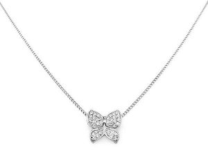 Колье из серебра куб.циркон., Ю-50001