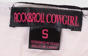 Тонкая трикотажная кофта лонгслив Rock and Roll Cowgirl – изящно открытые ключицы, контрастные рукава №3024
