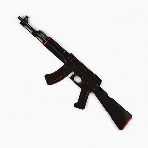 Деревянное оружие, детское сувенирное «Карбон», автомат, 72.3x17.7 см