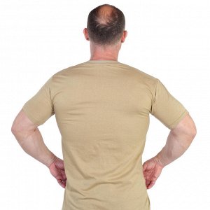 Футболка Армейская уставная футболка песочного цвета - базовая футболка для офисных и полевых служащих
