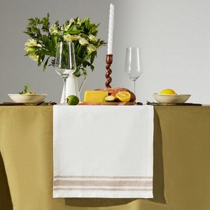 Дорожка SL HOME Persistent, 40x142±3 см, лён 100%, 260 г/м²