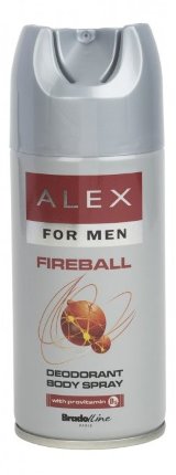.Alex Дезодорант-спрей для мужчин FIREBALL 150 мл