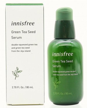 INNISFREE Green Tea Seed Serum 80ml ИНТЕНСИВНАЯ УВЛАЖНЯЮЩАЯ СЫВОРОТКА НА ОСНОВЕ СЕМЯН ЗЕЛЕНОГО ЧАЯ 80 мл