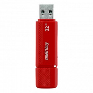 Флешка 32 Гб USB, карта-память (накопитель) Dock Red 2.0 (SB32GBDK-R)