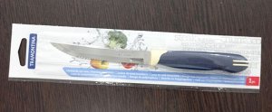 Нож для мяса 10,8 см цвет Синий с белым на блистере