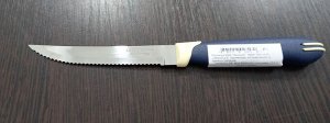 Нож для стейка 10,8 см цвет Синий с белым без упаковки