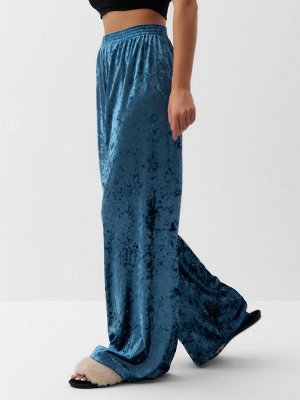 Брюки домашние KAFTAN Velvet, синий