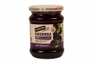 Ягода СТОЕВЪ ежевика протертая с сахаром 280гр ст/б (евро) (Стоевъ)
