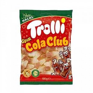Мармелад Trolli Halal Sour Cola Bottles Кола 100 гр