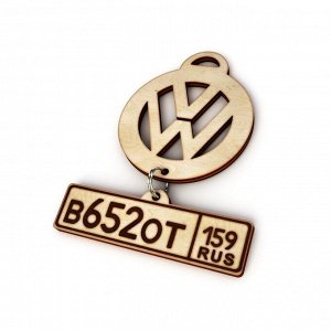 Брелок с логотипом volkswagen