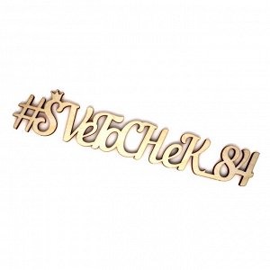Интерьерное слово "#SVeToCHeK_84" (258*50)