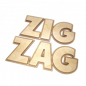 Лого "ZIG ZAG" с подложкой