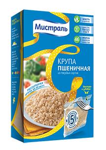 Крупа Пшеничная Мистраль варочные пакеты, 5шт * 80гр
