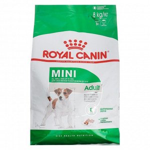 Сухой корм RC Mini Adult для мелких собак, 8 кг