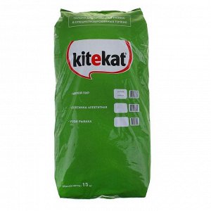 СуXой корм KiteKat "Мясной пир" для кошек, 15 кг