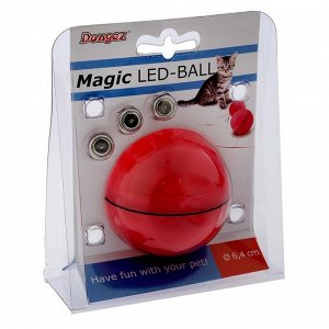 Интерактивная игрушка-шар с лазерным лучом и непредсказуемой траекторией, микс цветов