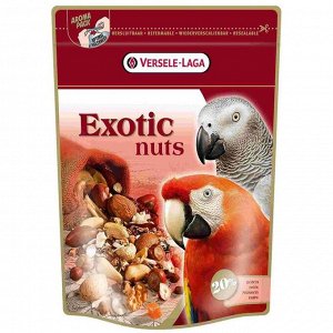 Корм VERSELE-LAGA Exotic Nuts для крупных попугаев, с орехами, 750 г.